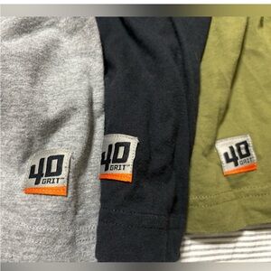 Duluth Trading Co Long Sleeve Tees - Gray, Black, and Green XL great condition